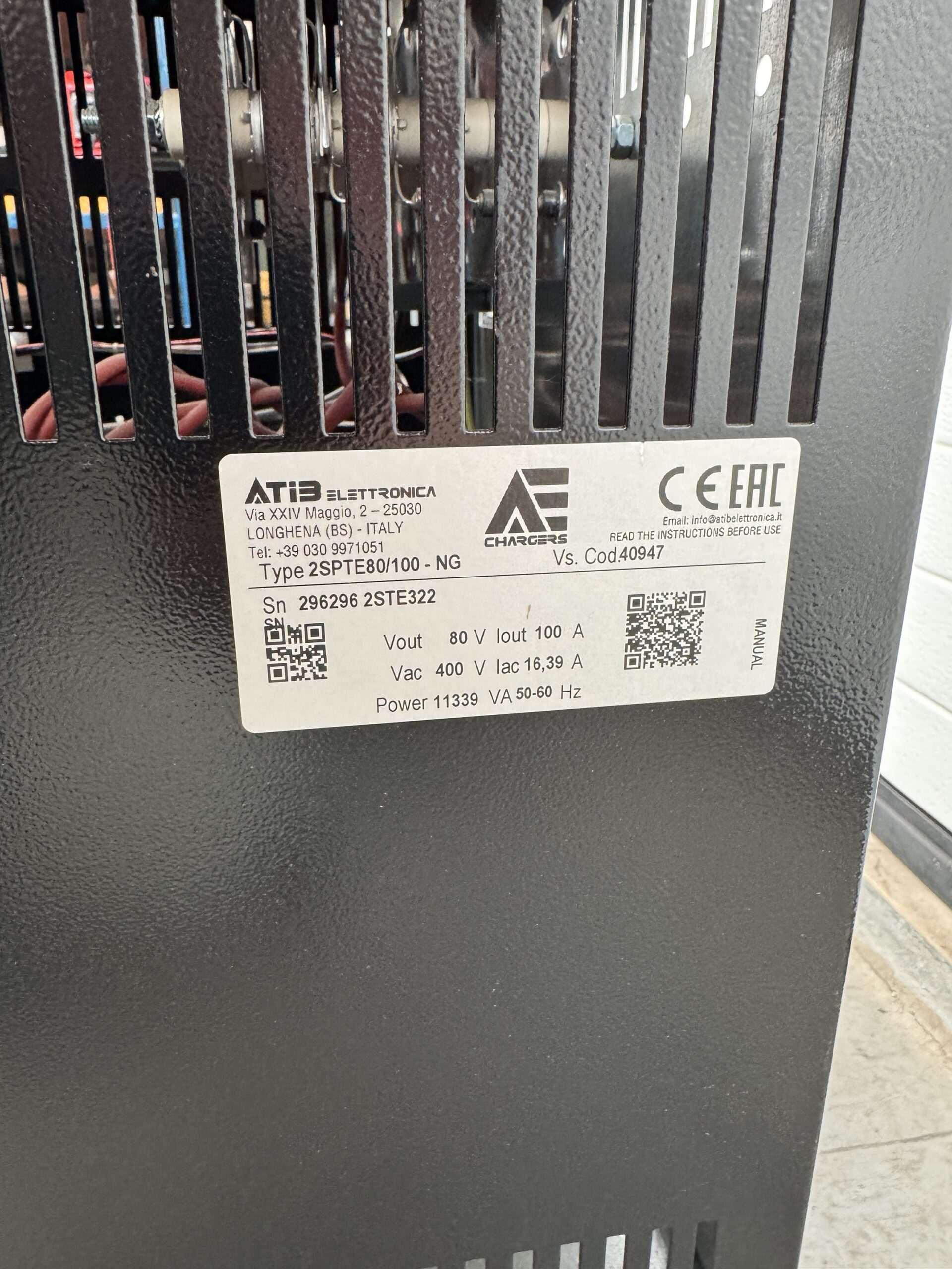 Acculader 80V 100A - Afbeelding 2