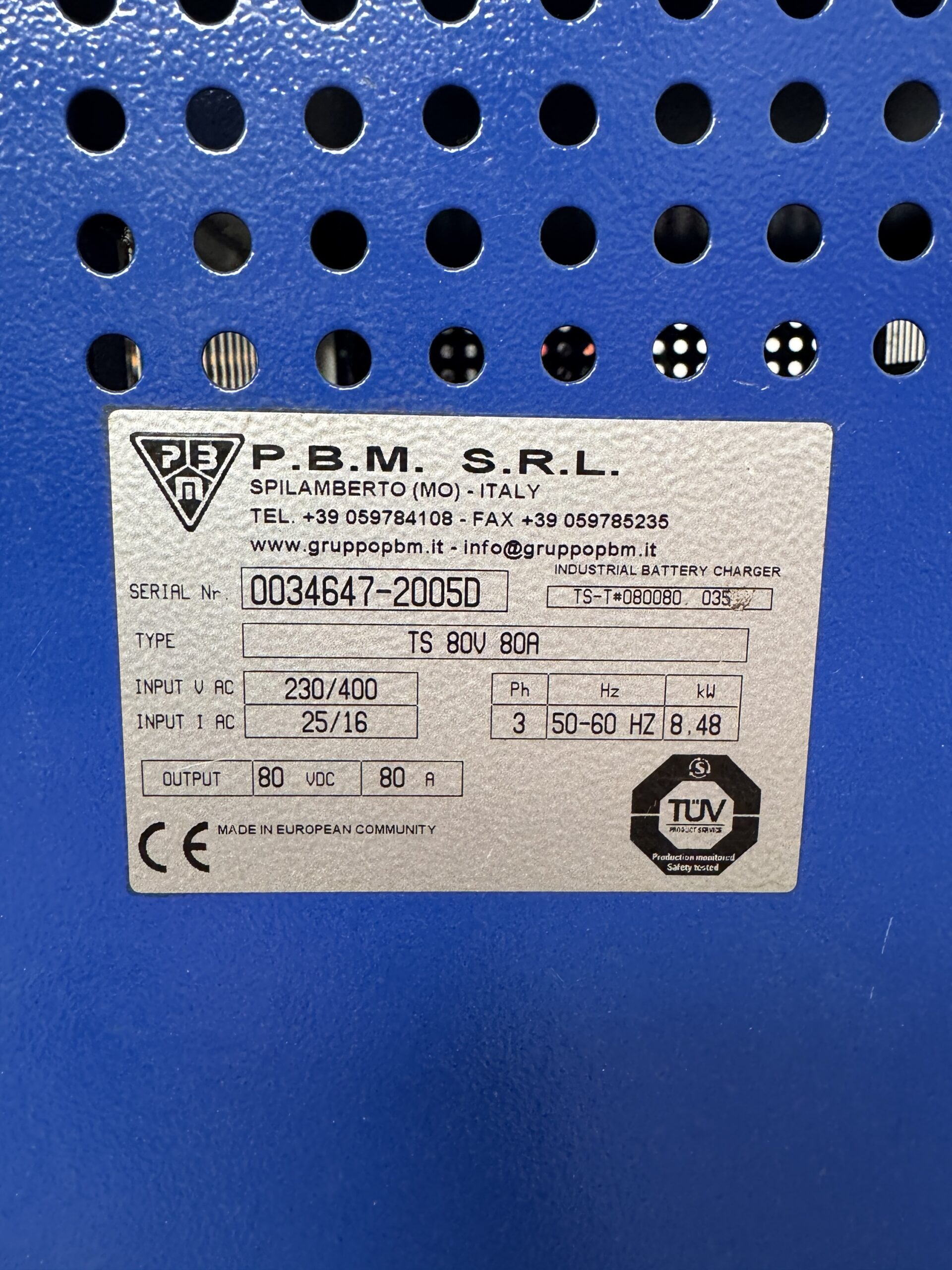 Acculader 80V 80A - Afbeelding 2