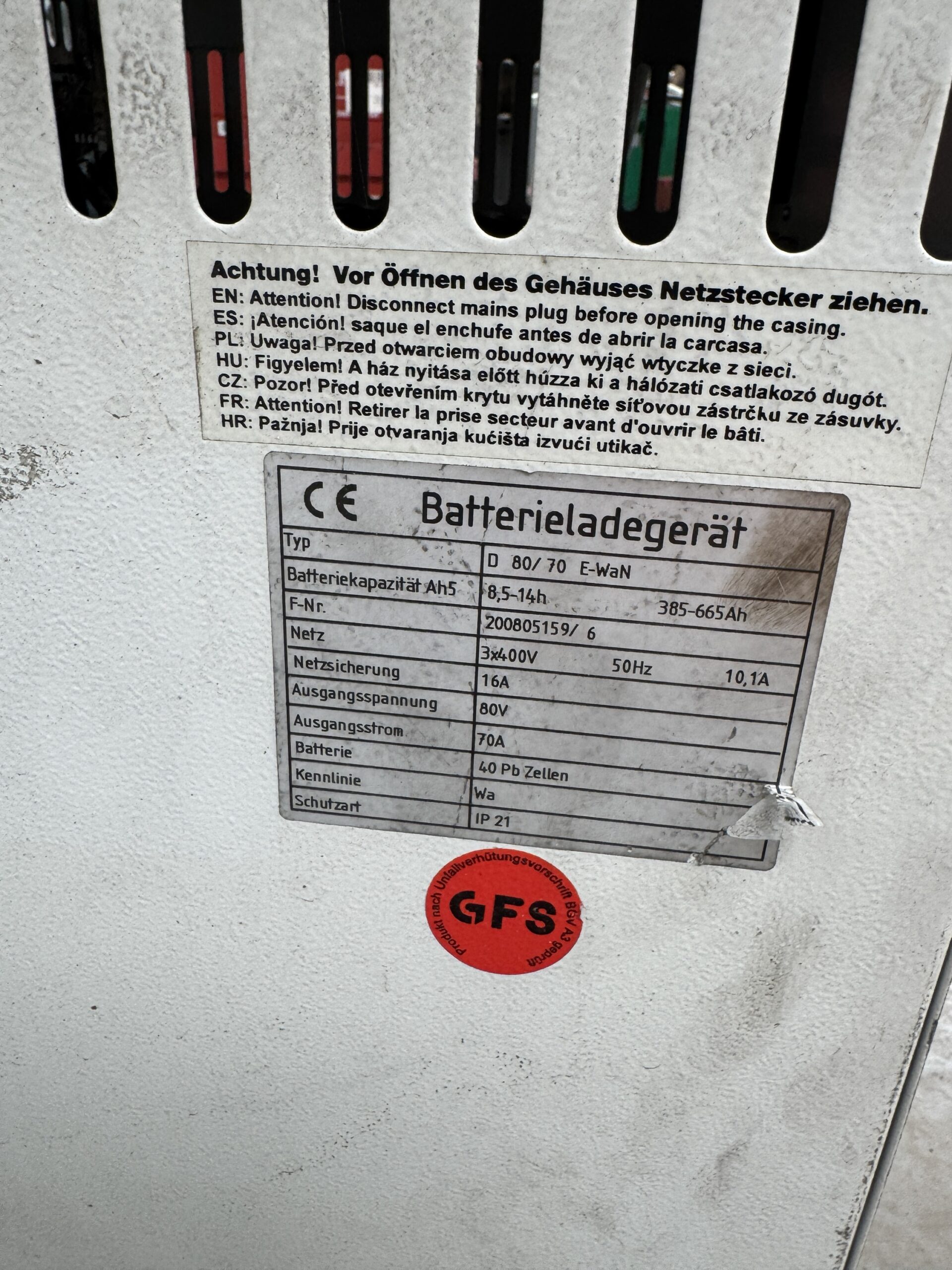 Acculader 80V 70A - Afbeelding 2