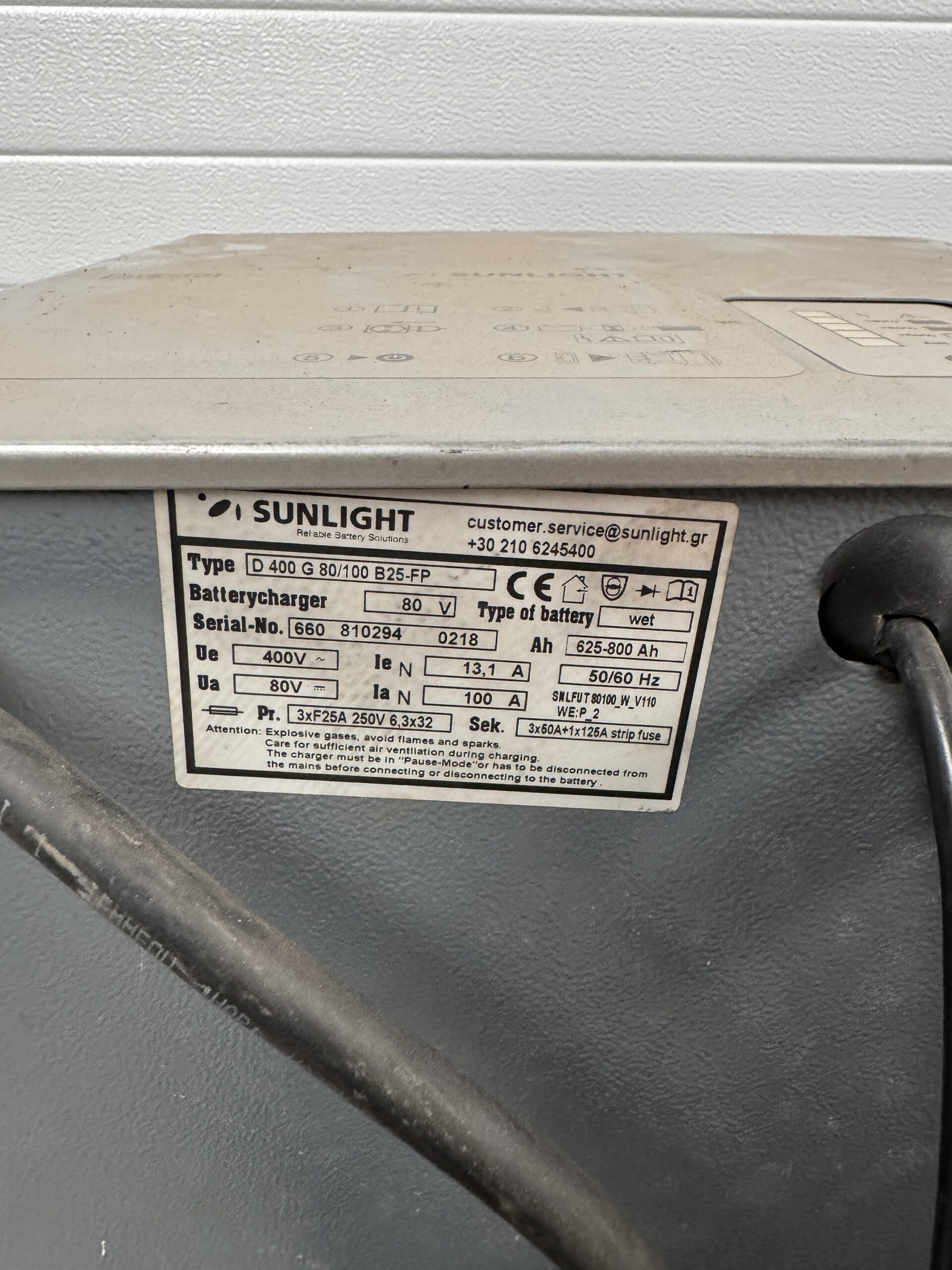 Acculader 80V 100A - Afbeelding 2