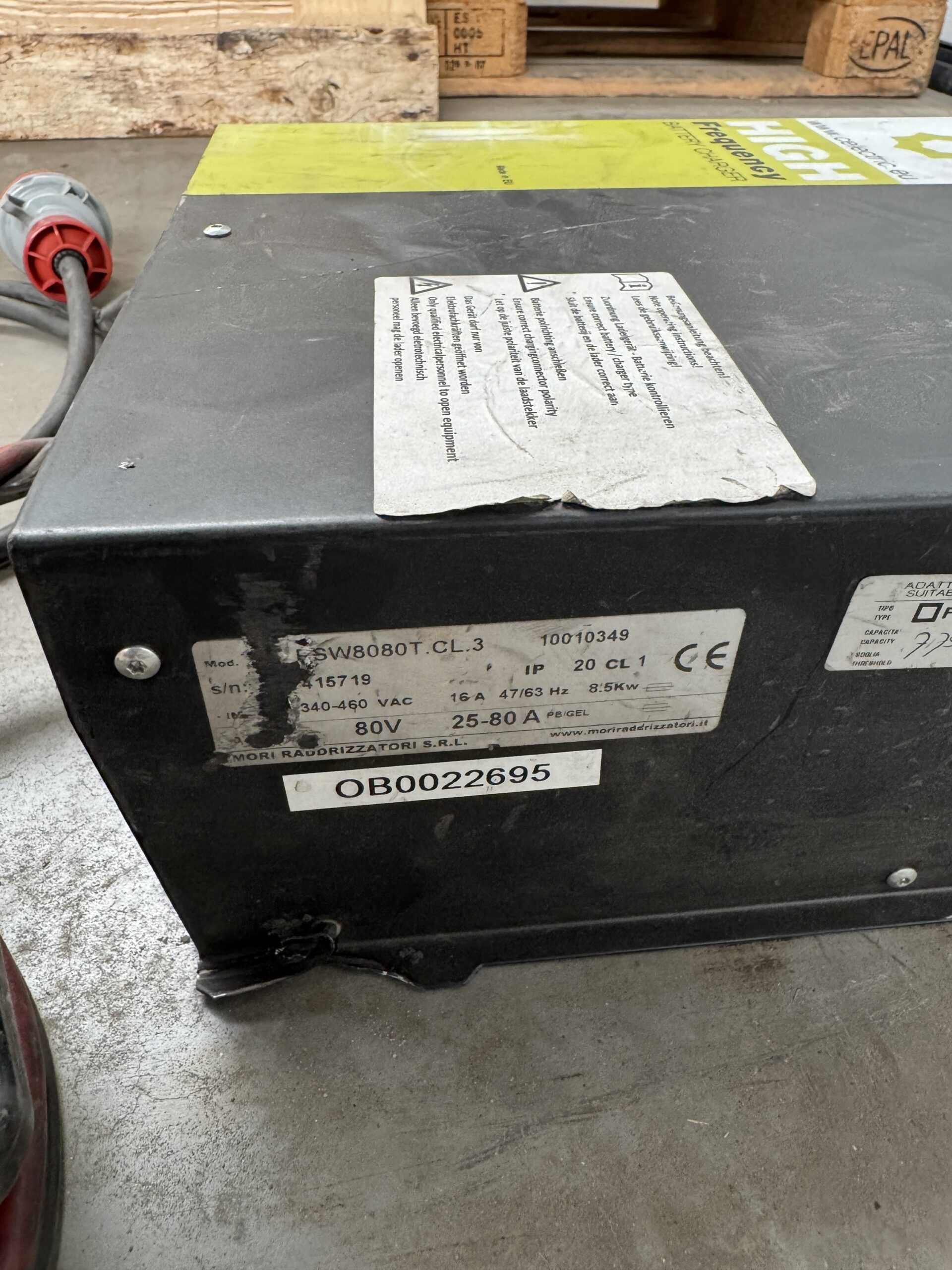 Acculader 80V 80A HF - Afbeelding 2
